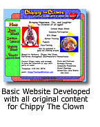 Link to Chippy The Clown's Website - WCBZ Basic Website Development