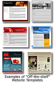 Basic Website Templates Sampling (hundreds to choose from)
